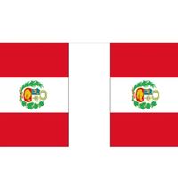 Polyester vlaggenlijn Peru   -