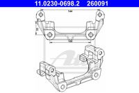 Houder, remklauw ATE, u.a. für Volvo, Ford, Mazda