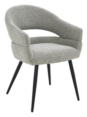 Livingfurn Eetkamerstoel 'Megan' kleur Taupe