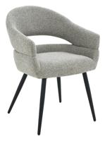 Livingfurn Eetkamerstoel 'Megan' kleur Taupe