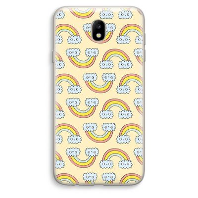 Regenboog: Samsung Galaxy J7 (2017) Transparant Hoesje