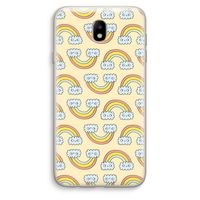 Regenboog: Samsung Galaxy J7 (2017) Transparant Hoesje