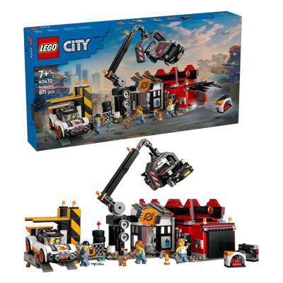 LEGO city 60472 schroothoop met auto&apos;s