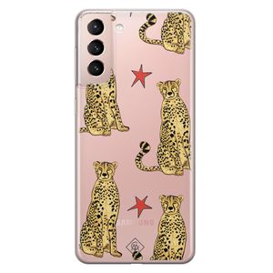 Samsung Galaxy S21 transparant hoesje - Stay wild