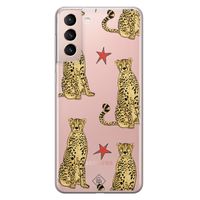 Samsung Galaxy S21 transparant hoesje - Stay wild