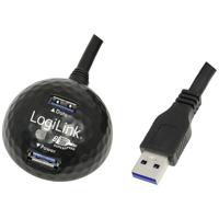 LogiLink USB-kabel USB 3.2 Gen1 (USB 3.0 / USB 3.1 Gen1) USB-A stekker, USB-A bus 1.50 m Zwart CU0035