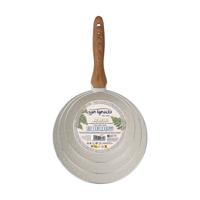 Pannenset San Ignacio Crème Aluminium Ø 16 x 3,5 cm Ø 20 x 4,5 cm Ø 24 x 4,5 cm 3 Onderdelen