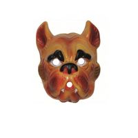 Plastic hond masker voor volwassenen - thumbnail