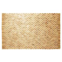 Sealskin badmat Woodblock - Teak - 52 x 90 cm - Bruin - thumbnail