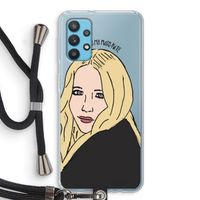 Mary Kate: Samsung Galaxy A32 4G Transparant Hoesje met koord