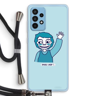 Zwaai: Samsung Galaxy A52 Transparant Hoesje met koord
