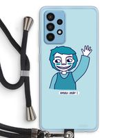 Zwaai: Samsung Galaxy A52 Transparant Hoesje met koord