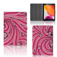 iPad 10.2 2019 | iPad 10.2 2020 | 10.2 2021 Hoes Swirl Pink