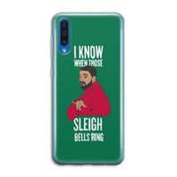 Sleigh Bells Ring: Samsung Galaxy A50 Transparant Hoesje
