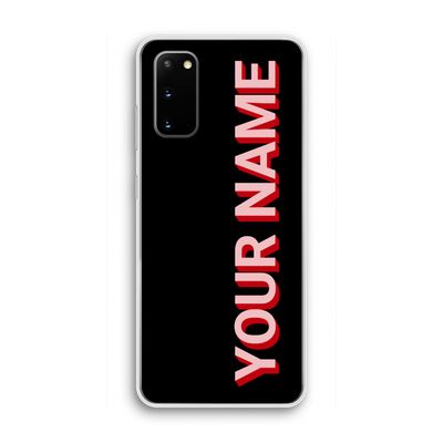 Namecase: Samsung Galaxy S20 Transparant Hoesje