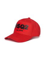 DSQUARED2 KIDS casquette à logo appliqué - Rouge