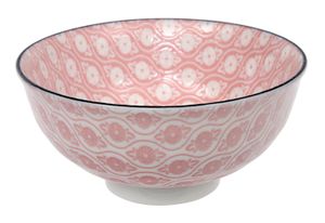 Roze Kom - Mixed Bowls - Bloemenmotief - 250ml - 11.3 x 5.2 cm