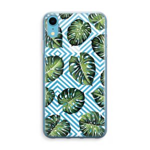 Geometrische jungle: iPhone XR Transparant Hoesje