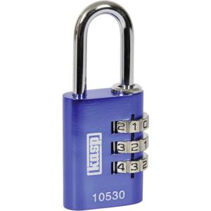 Hangslot Kasp K10530BLUD Blauw Cijferslot