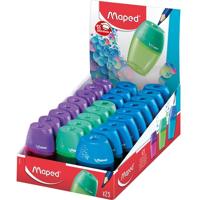 Puntenslijper Maped Shaker 1-gaats display à 25 stuks assorti