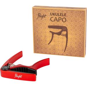 Flight FC-RD Ukulele Capo Red - capo voor ukelele rood
