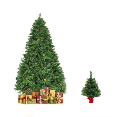 210cm Kunstkerstboom en 64cm Kleine Kerstboom Grote Kerstboom 460 LED's en Tafelkerstboom 50 LED's