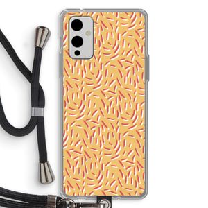 Camouflage: OnePlus 9 Transparant Hoesje met koord
