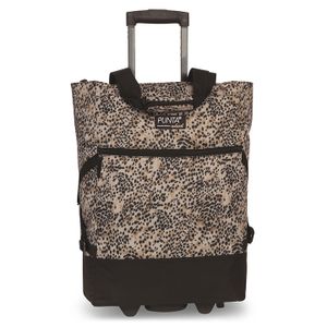 Punta Wheel Trolley Shopper Leopard