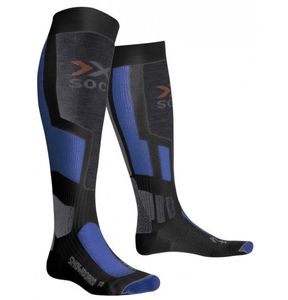 X-Socks Snowboarding Skisokken Unisex Antraciet-Blauw
