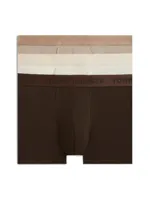 Tommy Hilfiger 3-Pack - Heren Trunks Boxers - Bruin combi