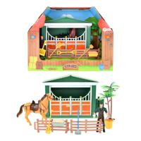 Toi Toys Paardenstal Met Verzorger En Accessoires - thumbnail