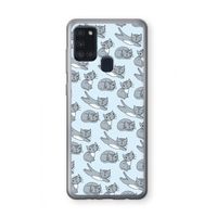 Poezen: Samsung Galaxy A21s Transparant Hoesje
