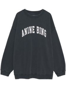 ANINE BING sweat à logo imprimé - Noir