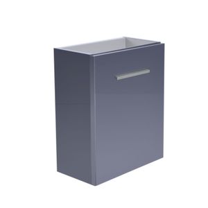 Fonteinkast Wiesbaden Vision l/r 1 deur 40x21 Hoogglans Grijs