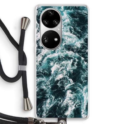 Zee golf: Huawei P50 Pro Transparant Hoesje met koord