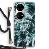 Zee golf: Huawei P50 Pro Transparant Hoesje met koord