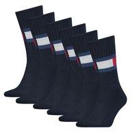 Tommy Hilfiger Sokken 6-pack Flag Dark Navy-43/46 - thumbnail