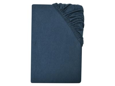 LIVARNO Jersey hoeslaken 140-160 x 200 cm (Donkerblauw)