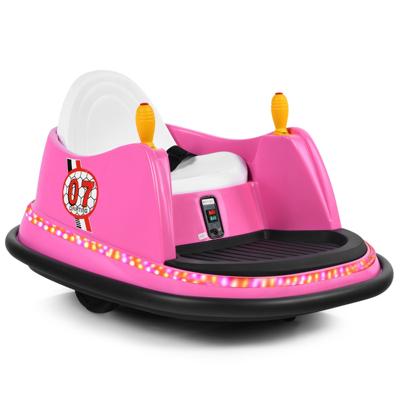 6V Kinderbotsauto met Afstandsbediening 360 Graden Draai 57 x 75 x 42 cm Roze