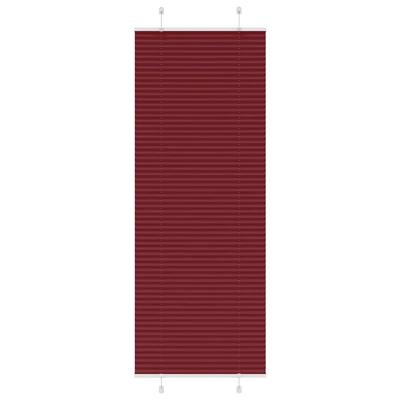 Pliss rolgordijn 70x200 cm stofbreedte 69,4 cm bordeauxrood