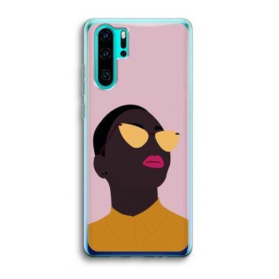 Yellow glasses: Huawei P30 Pro Transparant Hoesje