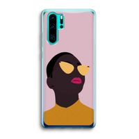 Yellow glasses: Huawei P30 Pro Transparant Hoesje