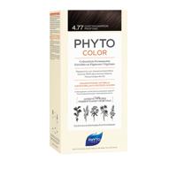 Phytocolor Permanente Haarkleuring 4.77 Chatain Marron Profond Intense en Natuurlijke Kleur
