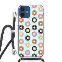 Donuts: iPhone 12 Transparant Hoesje met koord