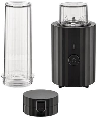 Alessi Smoothie Blender Plisse - Zwart - 380 W - Design door Michele De Lucchi - MDL17 B
