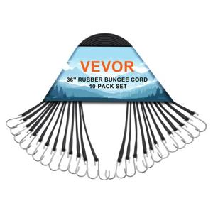 VEVOR spanrubber met haak spantouw bagagerubber expander fiets 10 stuks 91cm