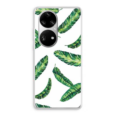 Lange bladeren: Huawei P50 Pro Transparant Hoesje