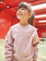 Set sweater en joggingbroek "Move together" van fleece voor meisjes roze