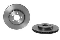 Remschijf COATED DISC LINE BREMBO, Remschijftype: Binnen geventileerd, u.a. für Chrysler, Dodge