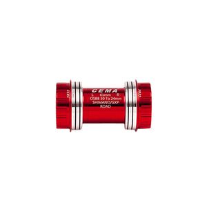 Shimano Bracketas OSBB Interlock Shimano-Keramisch-Rood